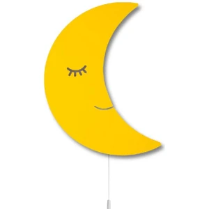 Sarı Aydede Ahşap Aydınlatma