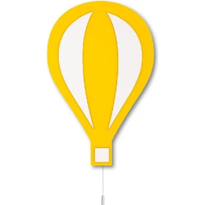 Sarı Balon Ahşap Aydınlatma