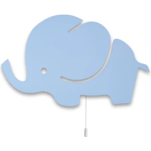 Mavi Fil Ahşap Aydınlatma