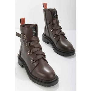 Harley Davidson Dark Brown Kadın Bot & Bootie