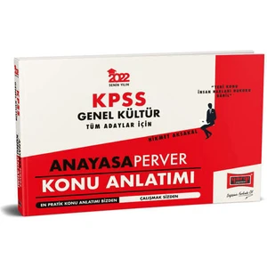 Yargı Yayınevi 2022 KPSS Genel Kültür  Tüm Adaylar Için Anayasaperver Konu Anlatımı