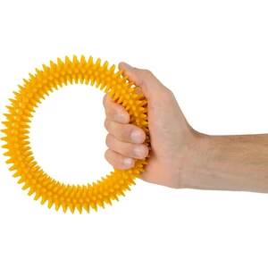 Msd El Egzersiz Masaj ve Duyu Topu , Yumuşak Dikenli Halka Sarı Renk  15 cm