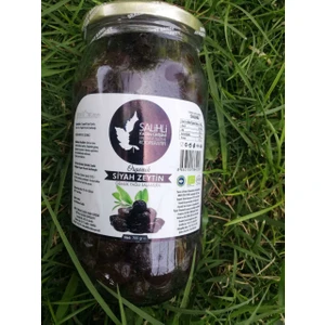 Salihli Kadın Girişimi Organik Gemlik Yağlı  Salamura Siyah Zeytin