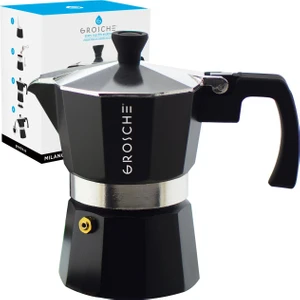 Milano Moka Pot Siyah 1 Cup 45 ml