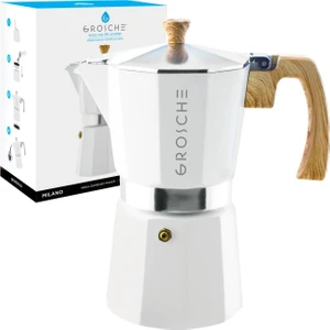 Milano Moka Pot Beyaz 9 Cup 450 ml