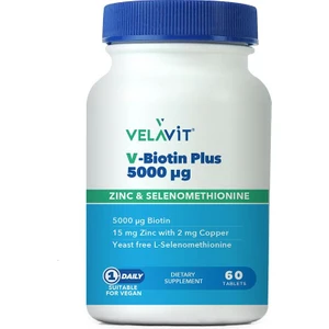 V-Biotin Plus 5000MCG Takviye Edici Gıda 60 Tablet