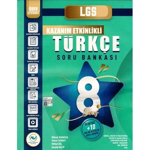 Akıllı Versiyon Yayınları 8. Sınıf Lgs Türkçe Kazanım Etkinlikli Soru Bankası
