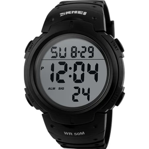 Skmeı 1068 Erkekler Su Geçirmez Doğa Sporları Dijital Izle Öğrenci Moda Izle (Siyah) (Yurt Dışından)