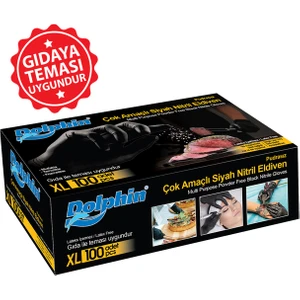 Çok Amaçlı Gıdaya Uygun Nıtrıl Eldiven 100'lü -(Xl)