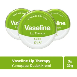Lip Therapy Aloe Vera Yumuşatıcı Dudak Kremi 20 gr X3