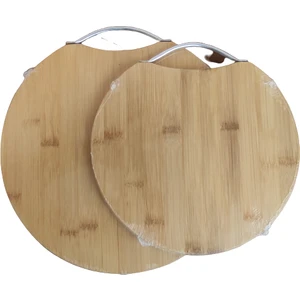 Lüks Bambu Kesme Tahtası 2'li Set > 25 cm + 30 cm