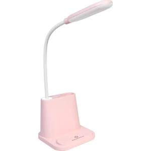 Çok Fonksiyonlu Dokunmatik Anahtarı USB Şarj LED Masa Lambası (Pembe) (Yurt Dışından)
