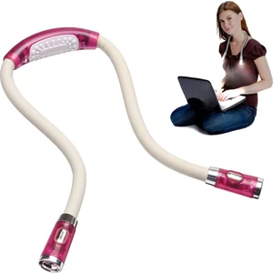 Taşınabilir U-Şekilli LED Esnek Handsfree Hug Boyun Okuma Lamp (Pembe) (Yurt Dışından)