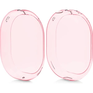 Apple AirPods Max Kılıf Crystal Clear Tpu Cover Pembe