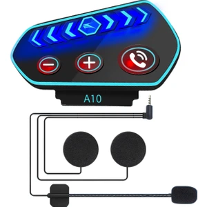 A10 Motosiklet Bt Kulaklık Kask Kablosuz Kask Ultra (Yurt Dışından)