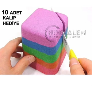 Heroes, Kinetik Kum, 5 Renk 2,5 Kg, 10 Adet Kalıp, Oyun Kumu