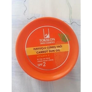 Havuçlu E Vitaminli SPF2 Güneş Yağı 200 ml