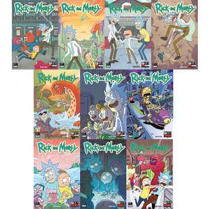 Rick And Morty 1-10. Sayılar Çizgi Roman Seti - Justin Roiland