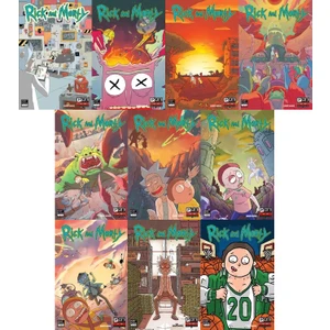 Rick And Morty 11-20. Ciltler Çizgi Roman Seti - Justin Roiland