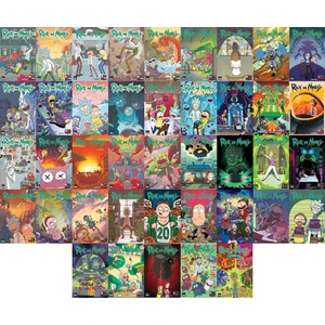 Rick And Morty 40 Kitap Çizgi Roman + Pickle Rick Sayısı Kitap Seti (Toplam 41 Kitap) - Justin Roiland