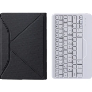 BM10 Klavye + Kılıf Lenovo Akıllı Tab M10 Hpd Plus TB-X606F Beyaz (Yurt Dışından)