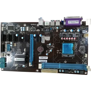 HM76-65-BTC Combo Intel Celeron Işlemcili  8 Adet Pcı/e Slotlu Pcı-E Atx Anakart