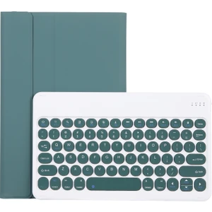 Lenovo Pad Artı 11 Inç TB-J607F / Sekme P11 11 Inç TB-J606F Klavye Kılıfı Koyu Yeşil (Yurt Dışından)