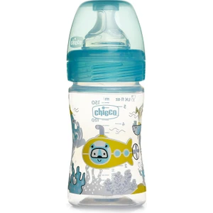 Yeni Wellbeing Biberon Pp Mavi 150 ml Yavaş Akış