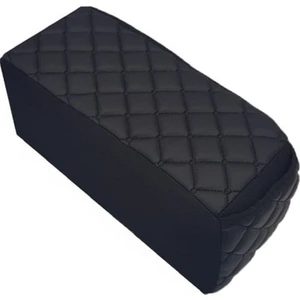 Renault Megane 1 1995-2002 Kolçak Kol Dayama Üniversal Siyah Deri Siyah Desen Montajsız Cepli