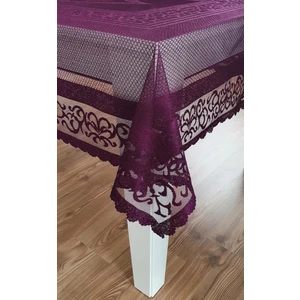 Osmanlı Desen Masa Örtüsü Mor