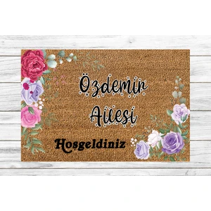 Paspas Kişiye Özel Isimli Kapı Önü Paspası