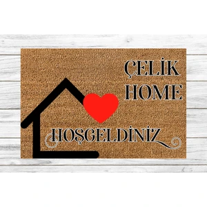 Paspas Kişiye Özel Isimli Kapı Önü Paspası