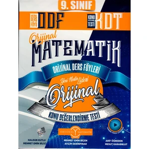 Orijinal Yayınları  9. Sınıf Matematik ODF KDT Seti