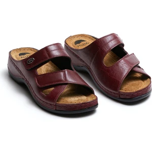 Kadın Ayarlanabilir Hakiki Deri Terlik