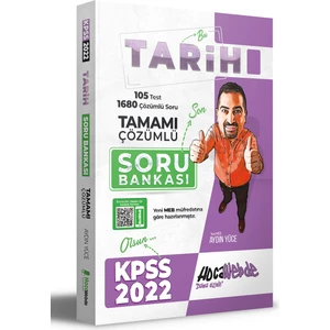 Hocawebde Yayınları 2022 KPSS Tarih Tamamı Çözümlü Soru Bankası