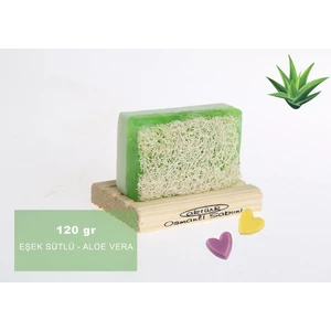 Aktürk Osmanli Sabuni Eşek Sütlü & Aloe Veralı Kabak Lifli Sabun 120GR