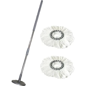 Tüm Temizlik Setlerine Uyumlu Yedek Sap + 2 Mop