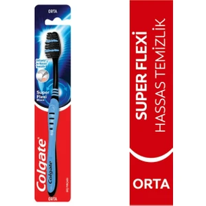 Super Flexi Diş Fırçası Siyah Tekli