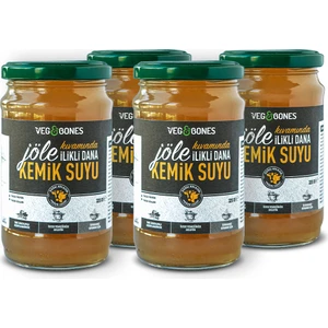 Vegbones Jöle Kıvamında Ilikli Dana Kemik Suyu 320 ml X4