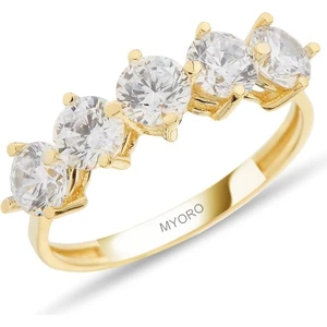 8 Ayar Altın Beştaş Yüzük