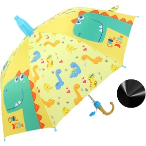 Çocuk Düz Şemsiye Kemik Güneş Koruyucu Sevimli Karikatür Baskı Su Kapağı ile 85 cm (Yurt Dışından)