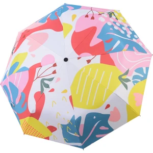 Otomatik Şemsiye Sevimli Baskı Tarzı 100 cm (Yurt Dışından)