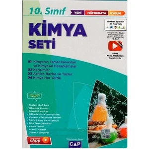 Çap Yayınları 10. Sınıf Anadolu Lisesi Kimya Seti