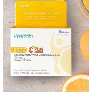 C Plus Probiyotik ve Vitamin C - Takviye Edici Gıda 20 Şase x 2 gr