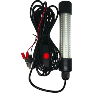 F Fityle 12 V LED Sualtı Dalgıç Balıkçılık Işık Kalamar Lambası Sıcak Beyaz Çekin (Yurt Dışından)
