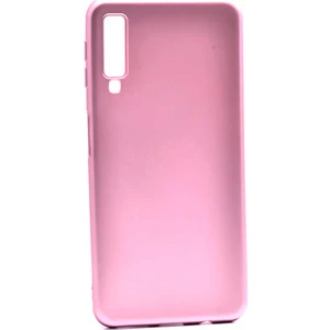 Case 4U A7 2018 Kılıf Klasik Mat Renkli Yumuşak Premier Silikon Rose Gold