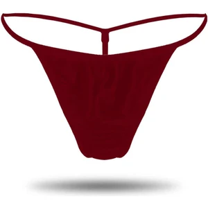Ifondi Saten Tanga Bordo