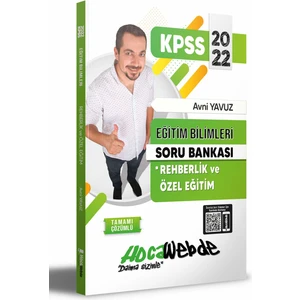 Hocawebde Yayınları 2022 KPSS Eğitim Bilimleri Rehberlik Ve Özel Eğitim Soru Bankası