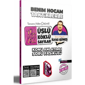 Benim Hocam Yayınları  2022 Tüm Adaylar Için Taktiklerle Üslü - Köklü Sayılar Konu Anlatımlı Soru Bankası Fasikülü