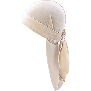 F Fityle Erkek Kadife Bandana Şapka Bej (Yurt Dışından)